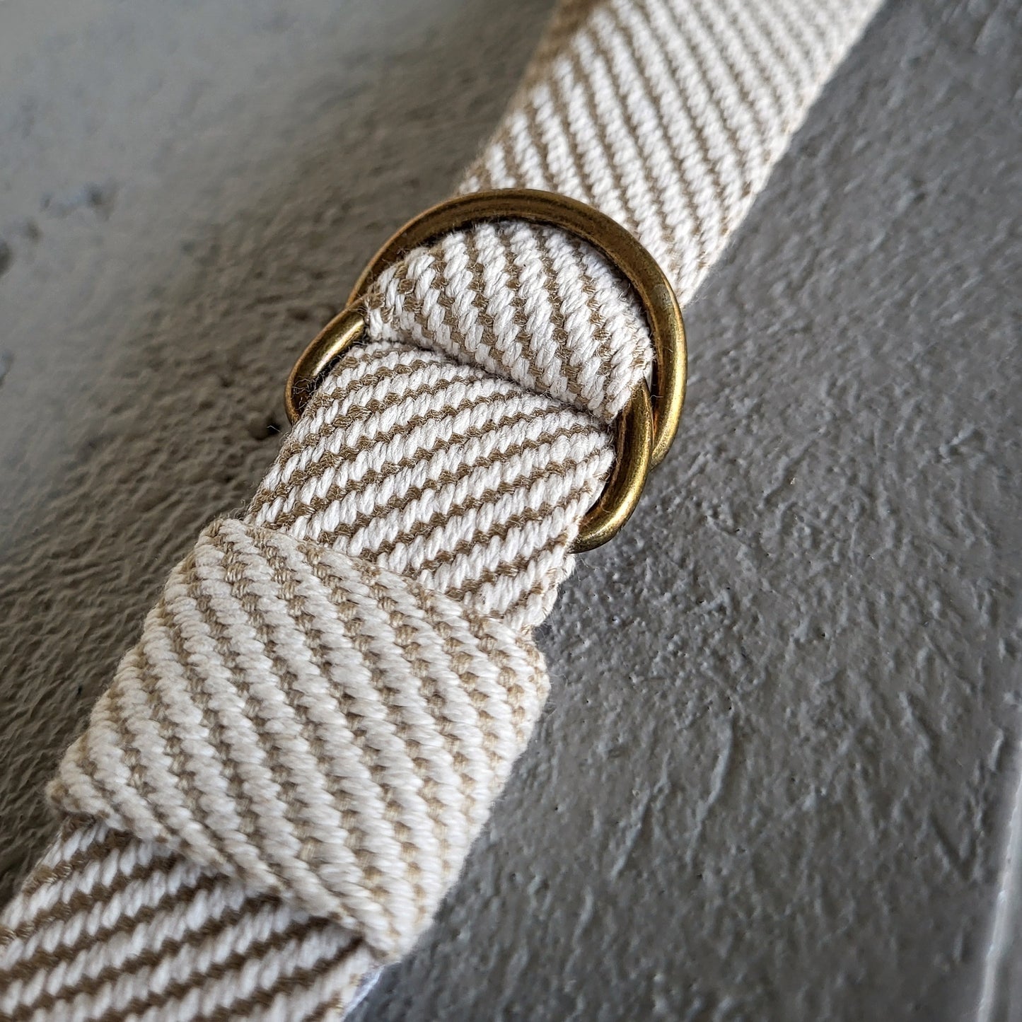 Gurt Streifen beige