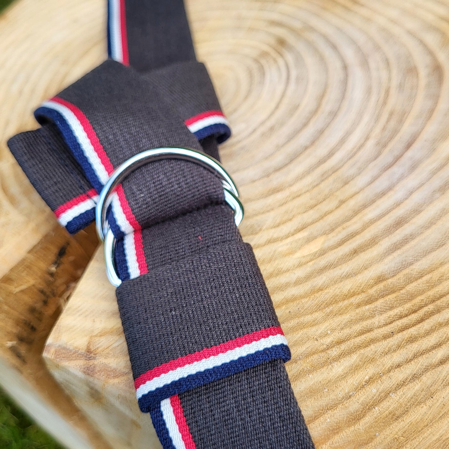 Gurt Stripe braun
