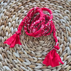 Bandana Kordel rot