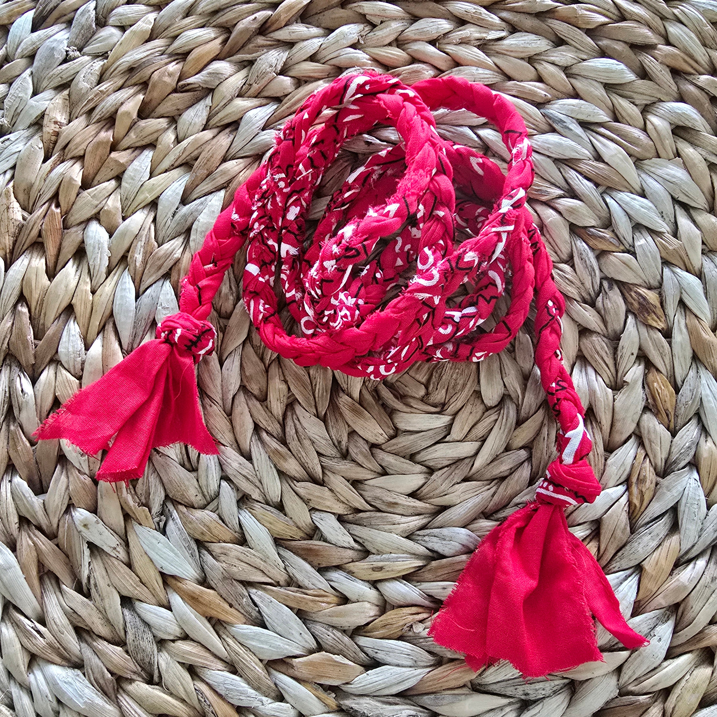 Bandana Kordel rot