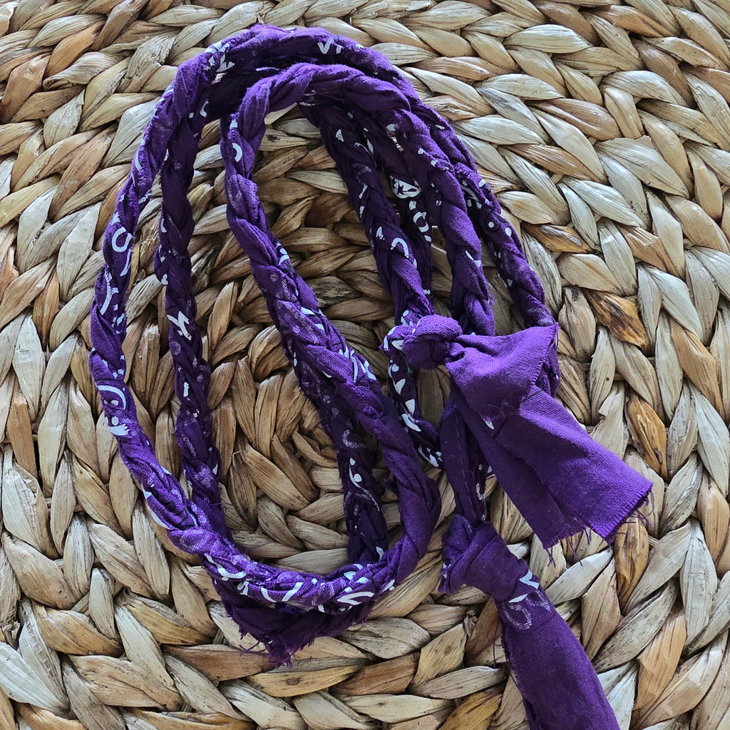 Bandana Kordel violett