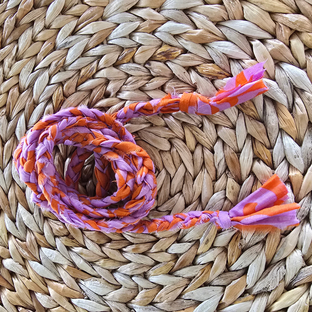 Bandana Kordel lila/orange