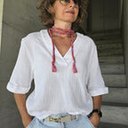 Bandana Kordel lila/orange