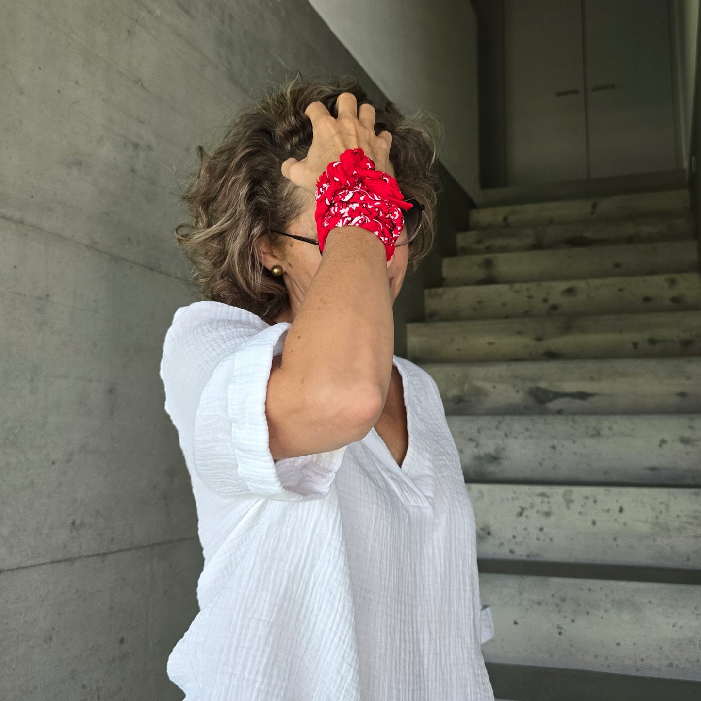Bandana Kordel rot