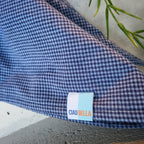 3 Eck Tuch Flanell blau