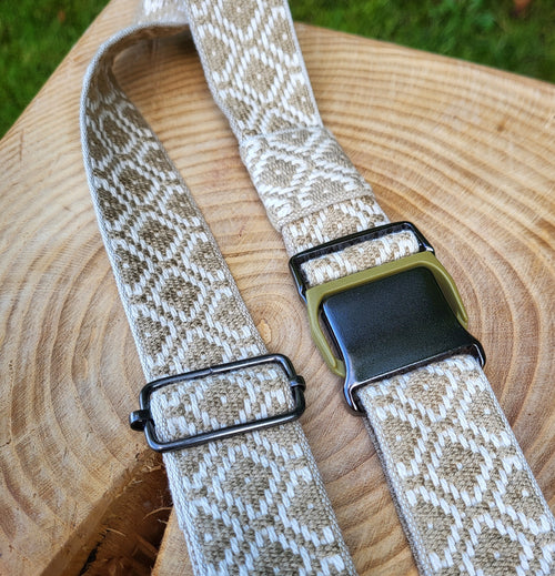 Gurt beige / weiss
