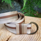 Gurt Stripe beige / braun