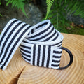Gurt Stripe schwarz / weiss