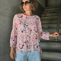 Bluse mit Blumen