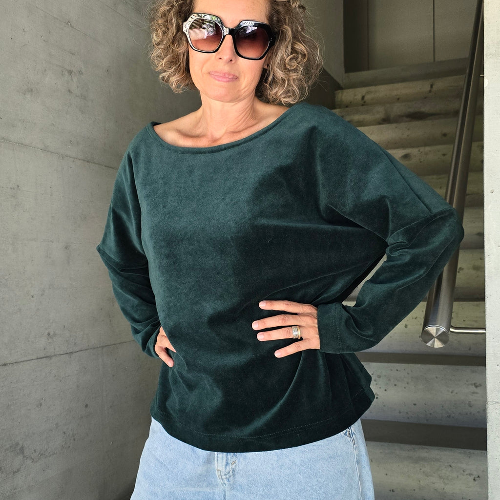 Sweater tannengrün