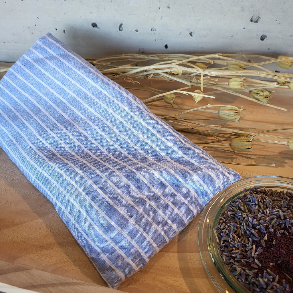 Augen Wellness Kissen / Beulentröster hellblau