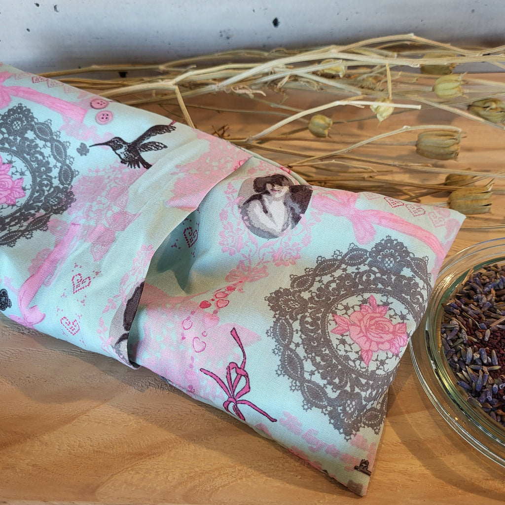 Augen Wellness Kissen / Beulentröster hellgrün