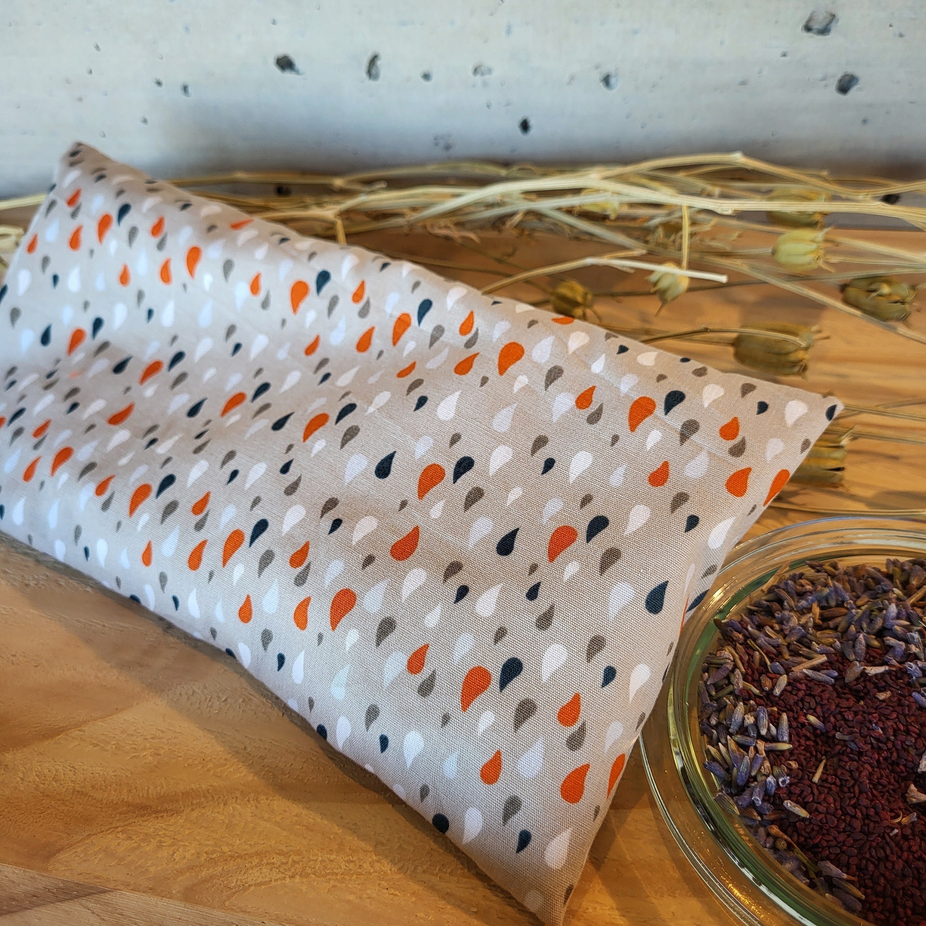 Augen Wellness Kissen / Beulentröster beige