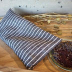 Augen Wellness Kissen / Beulentröster anthrazit/weiss