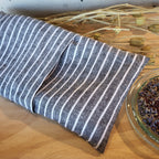 Augen Wellness Kissen / Beulentröster anthrazit/weiss