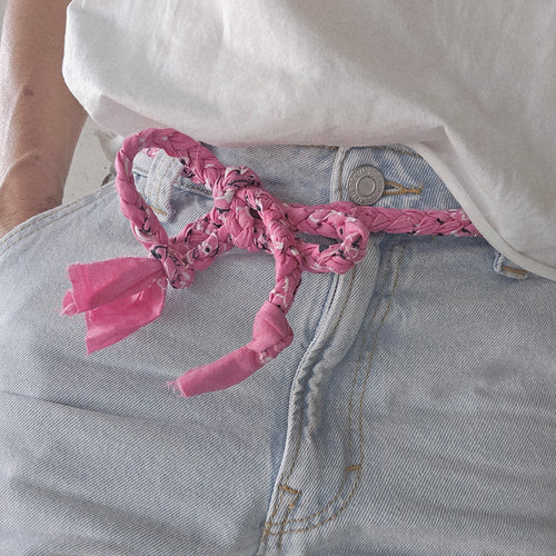 Bandana Kordel pink