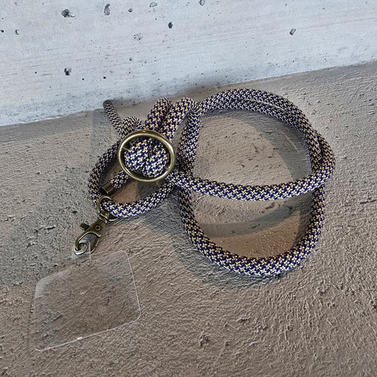 Handykordel marine/beige
