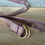 Gurt rosa/beige glanz