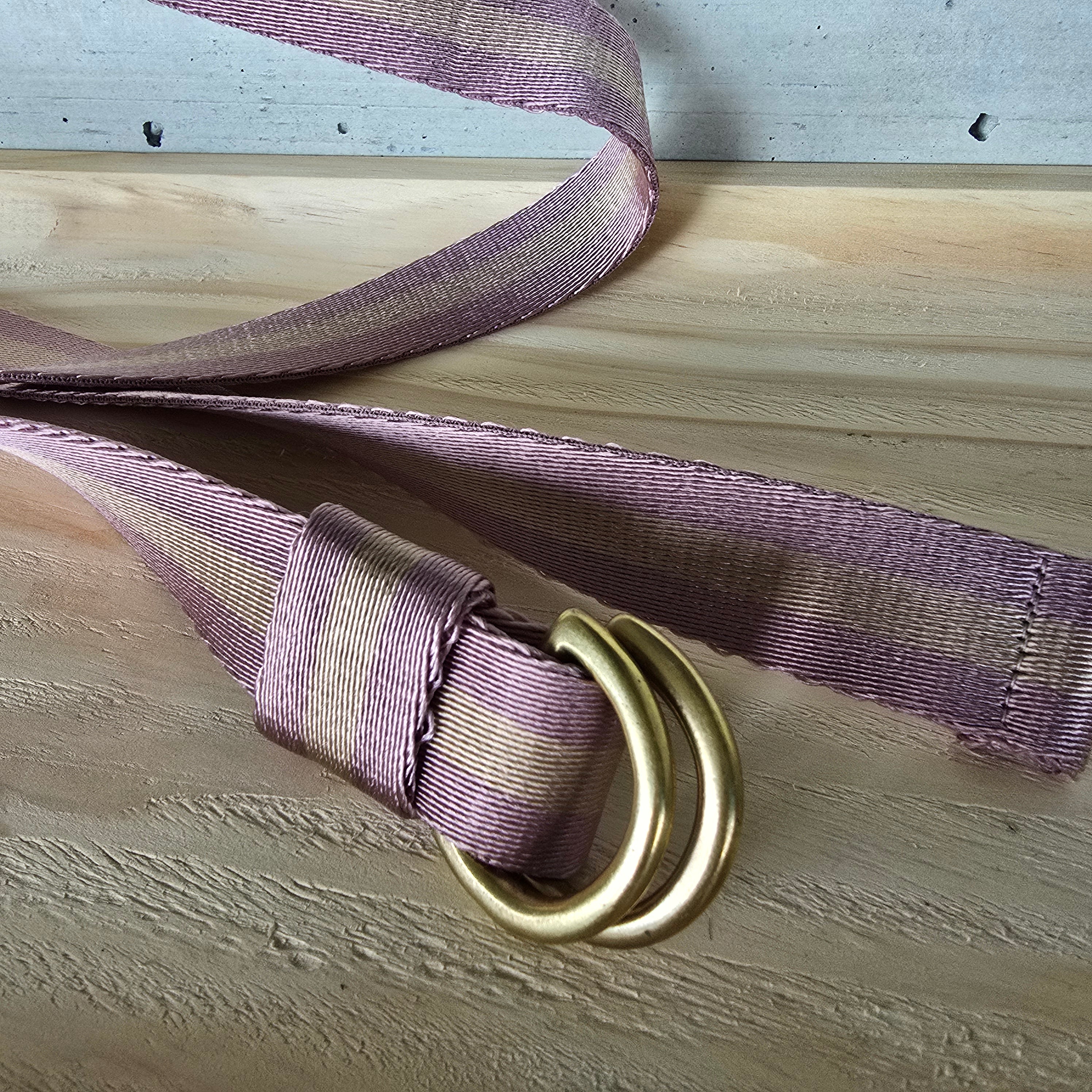 Gurt rosa/beige glanz