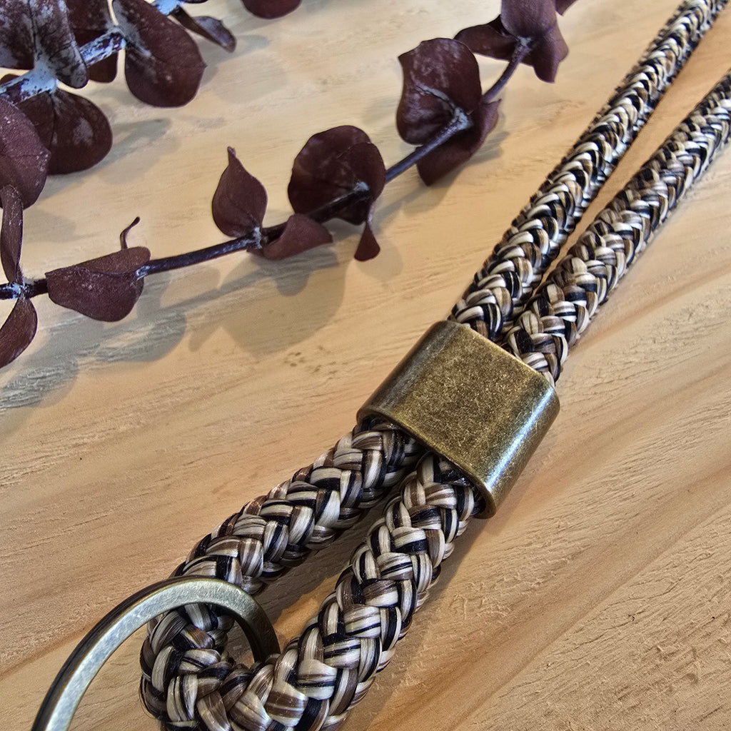 Schlüsselband lang natur