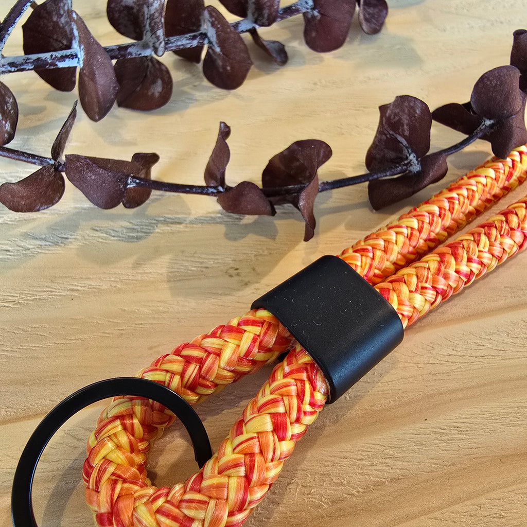 Schlüsselband lang orange