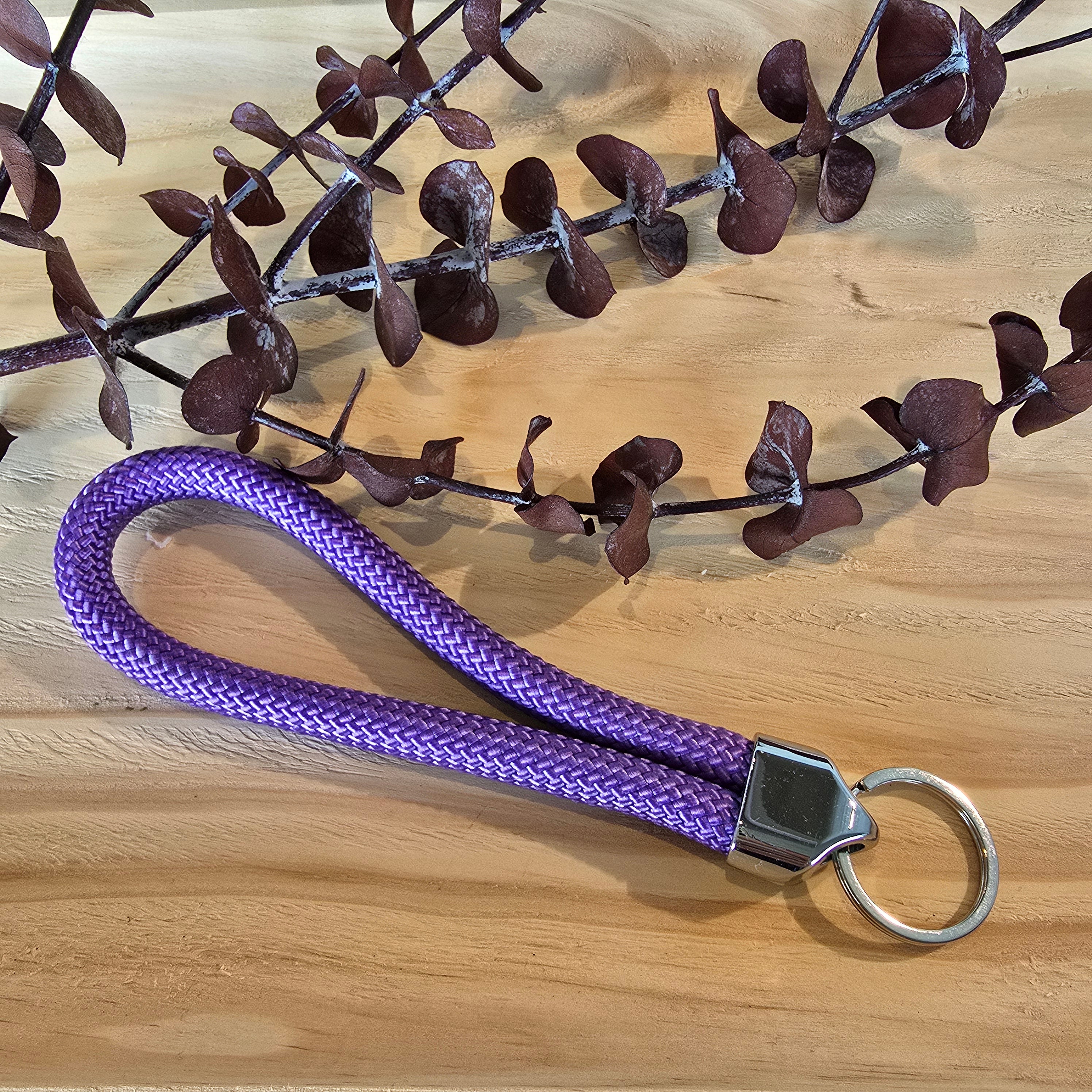 Schlüsselband kurz lila