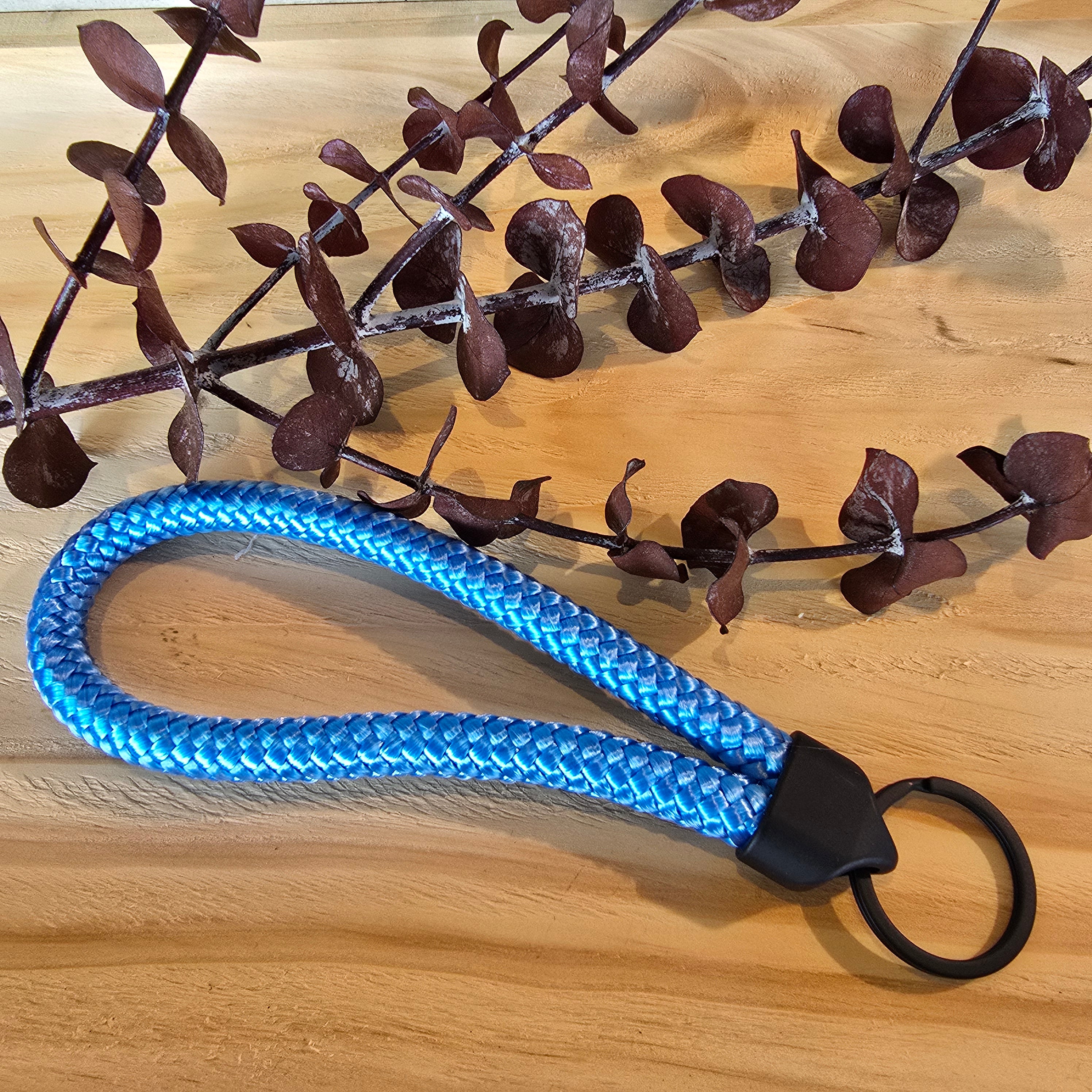 Schlüsselband kurz hellblau