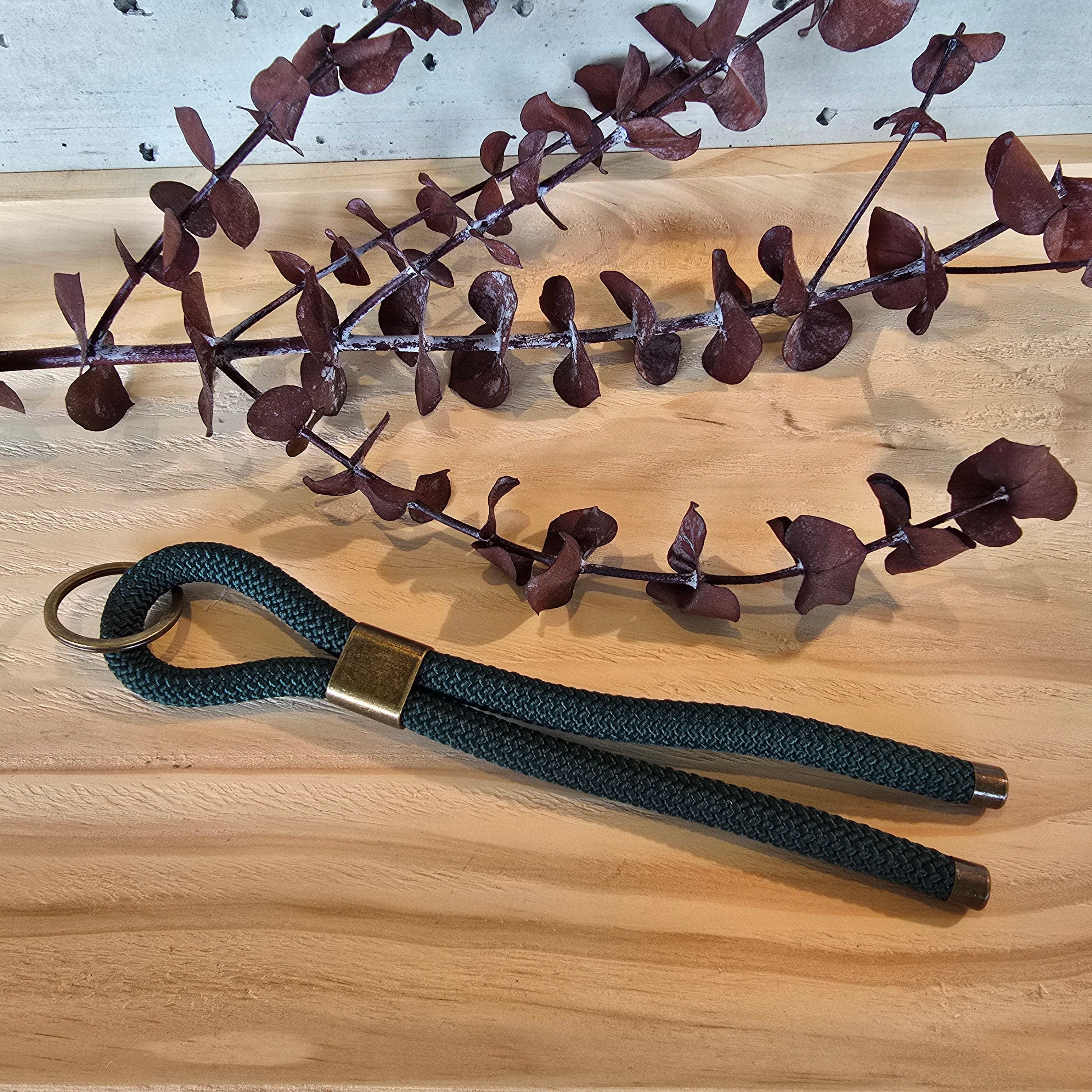 Schlüsselband kurz dunkelgrün