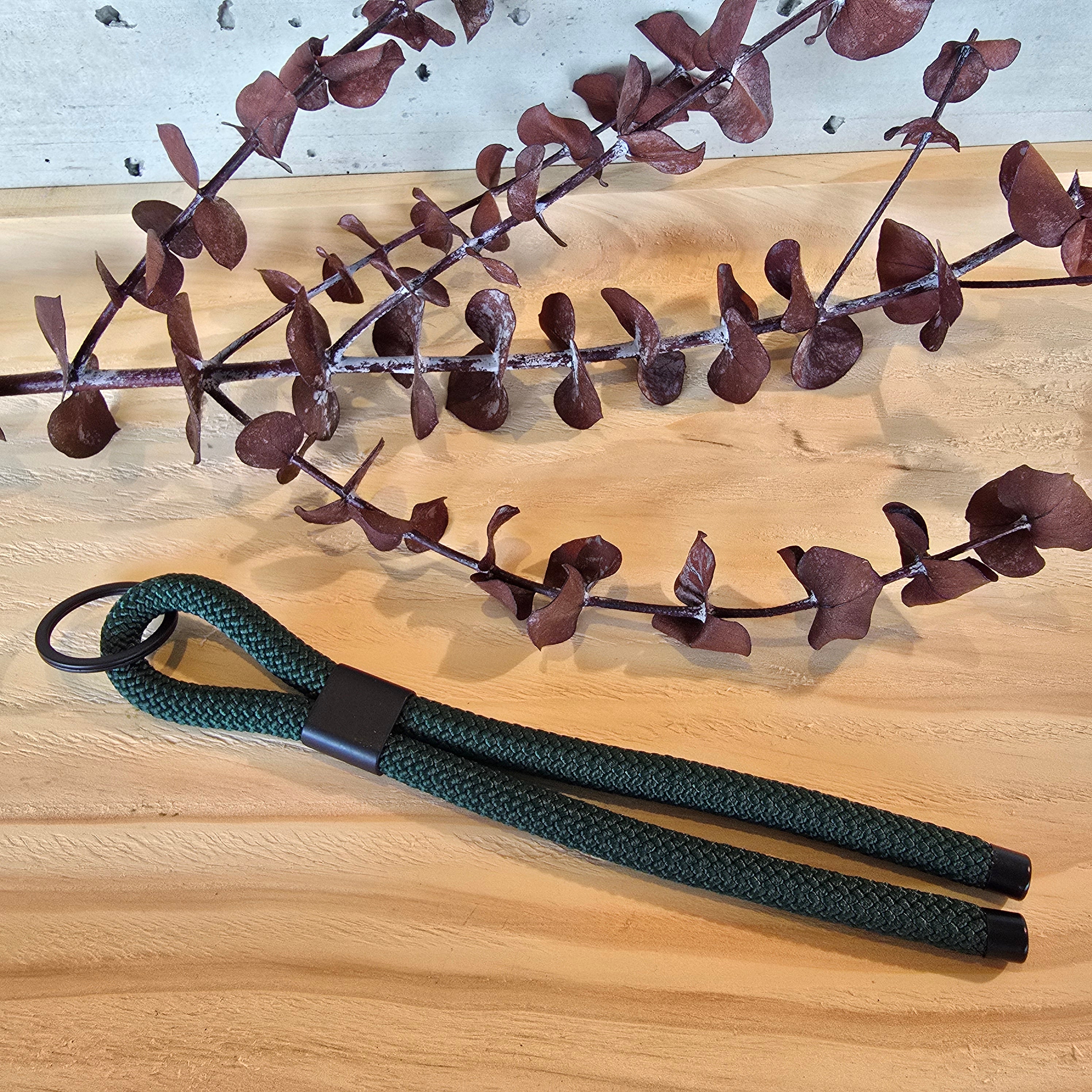 Schlüsselband kurz dunkelgrün