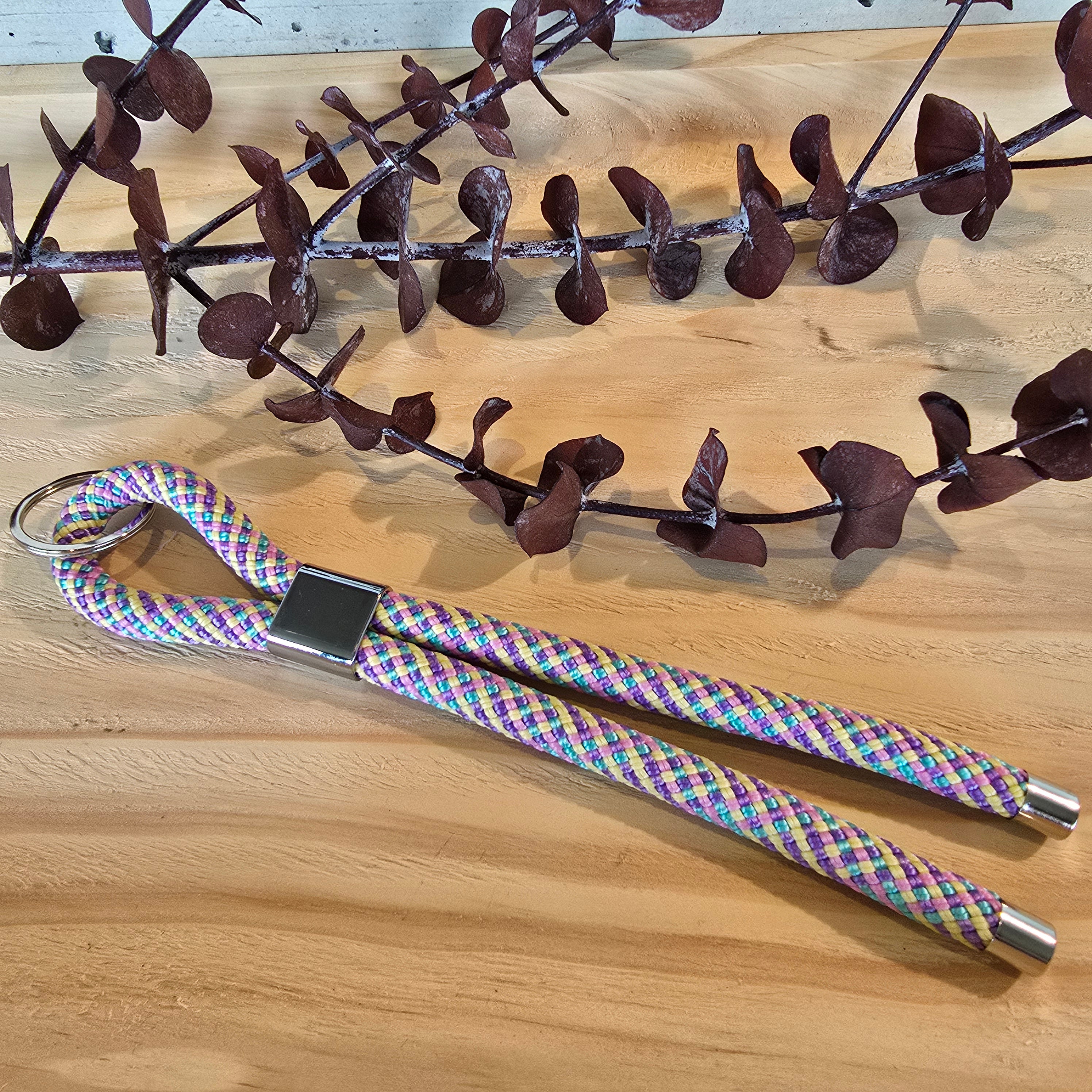 Schlüsselband kurz pastell