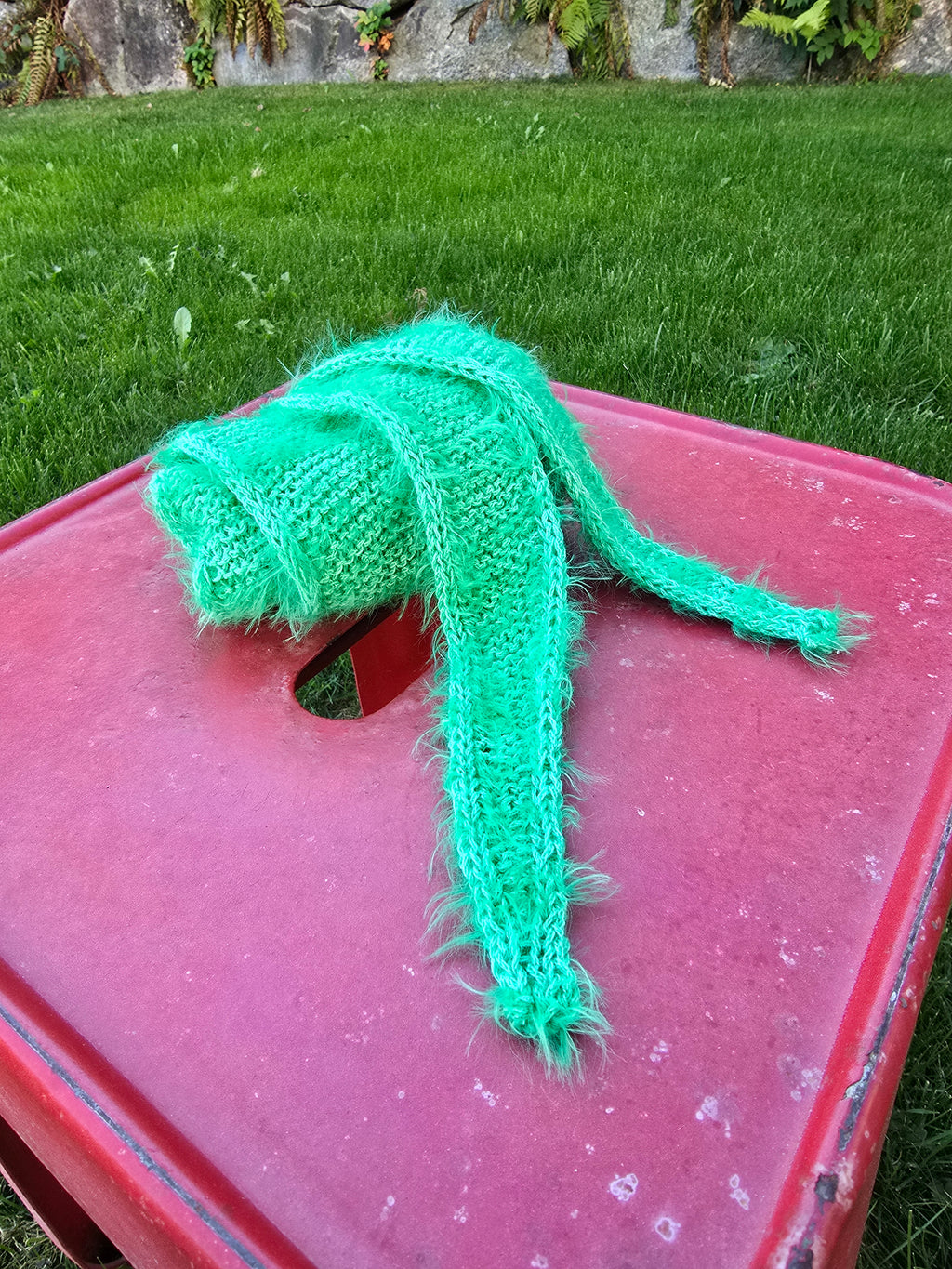 Mini Schal grün