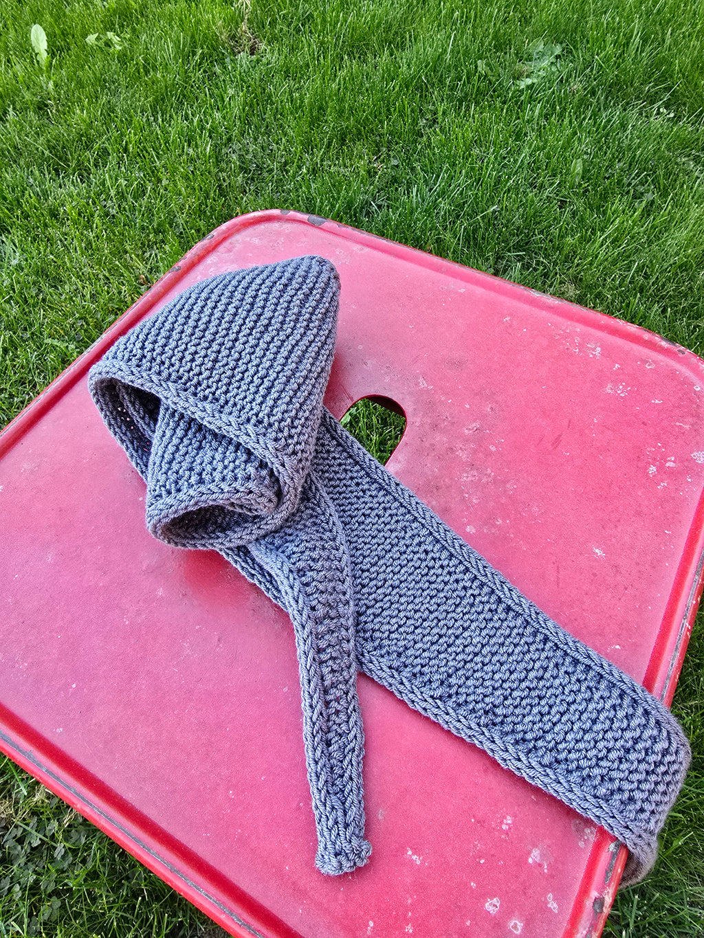 Mini Schal grau