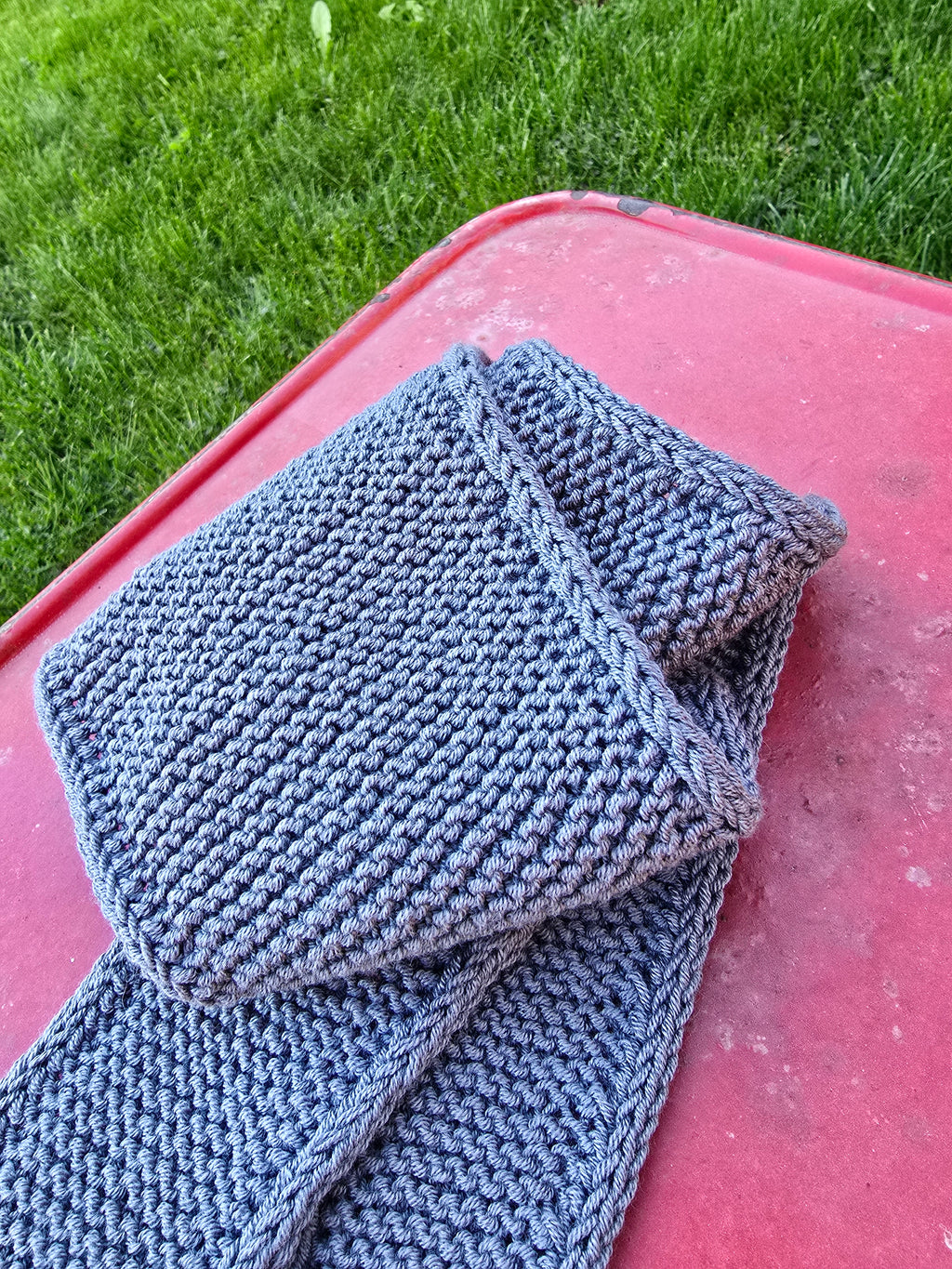 Mini Schal grau