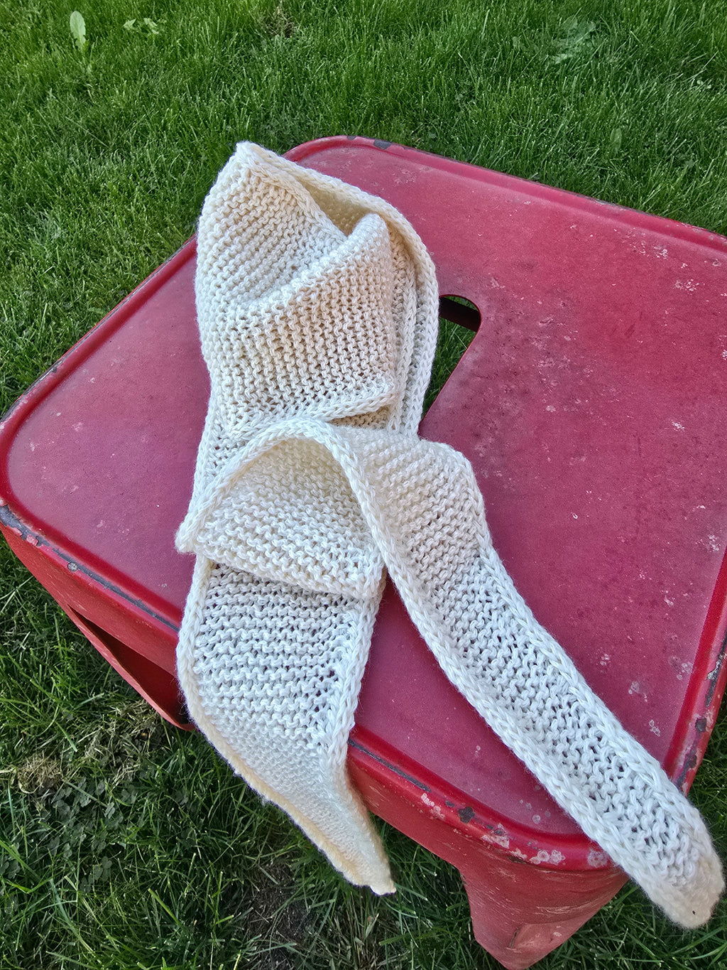 Mini Schal offwhite