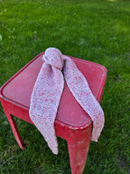 Mini Schal rot melange