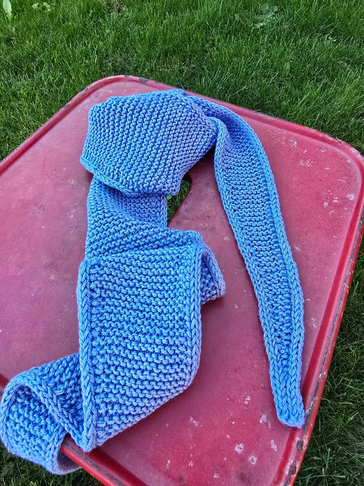 Mini Schal blau