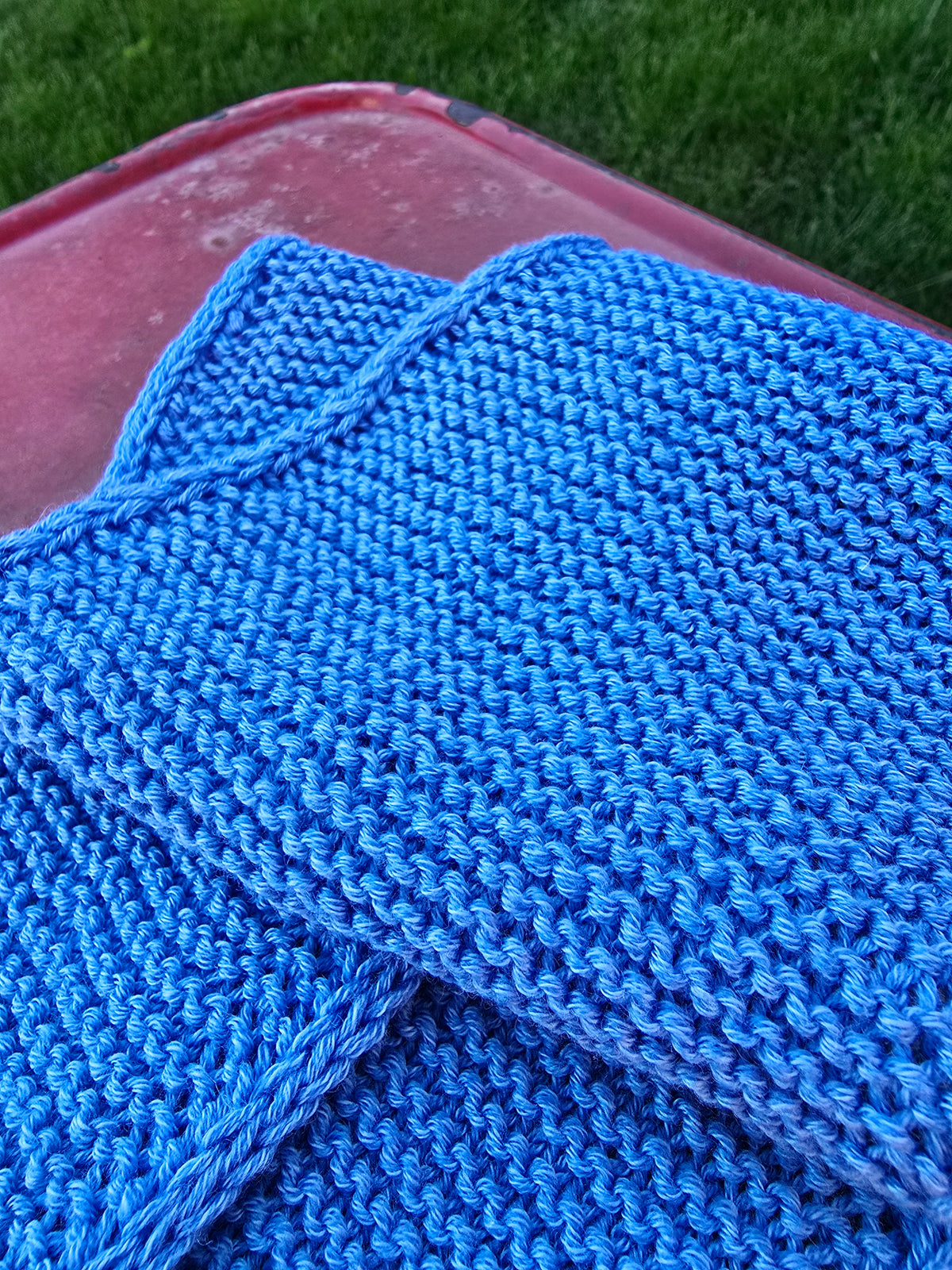 Mini Schal blau