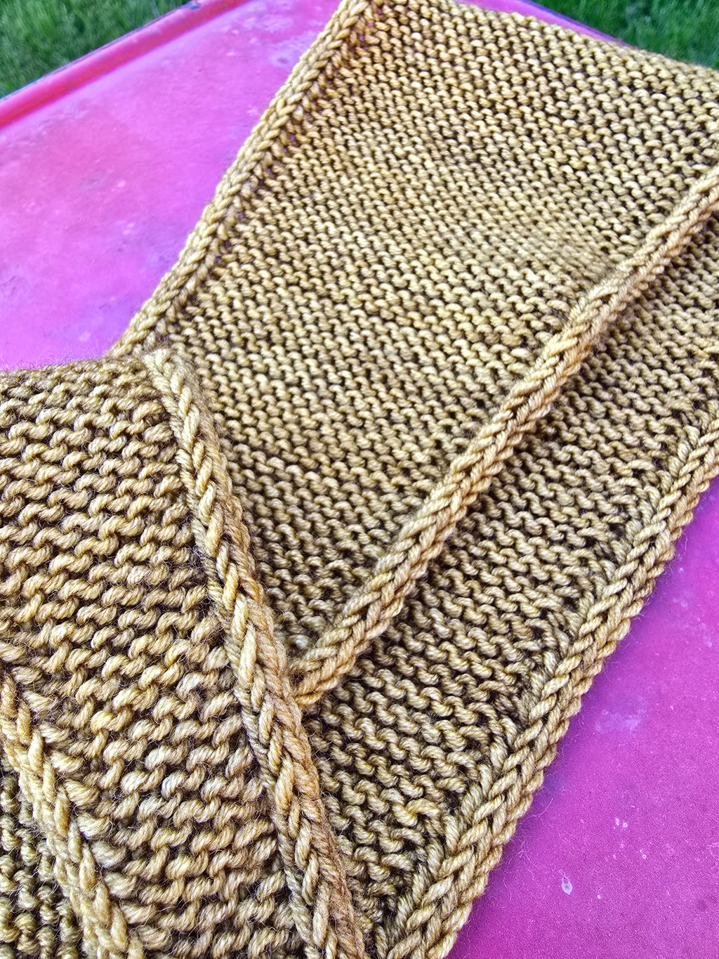 Mini Schal senf