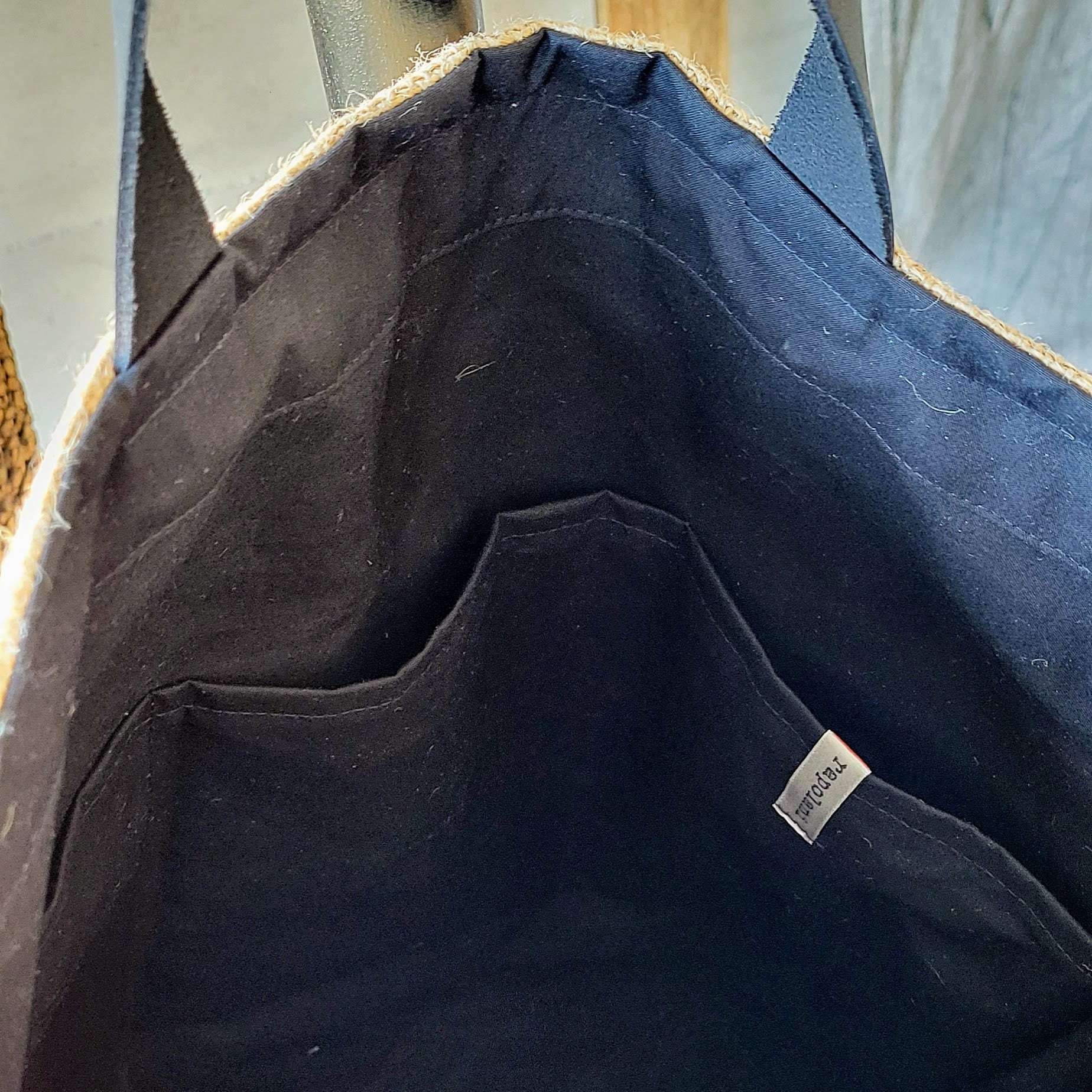 Shopper Coffee beige/schwarz