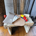 Clutch stone vegan leather