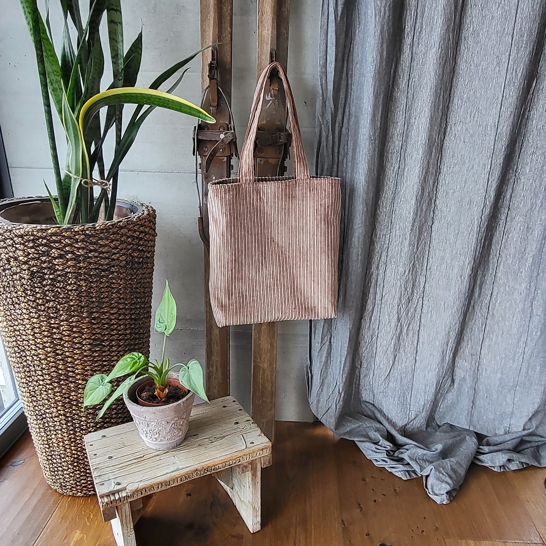 Cord Tasche melange braun